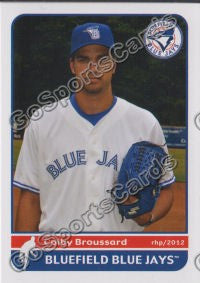 2012 Bluefield Blue Jays Colby Broussard