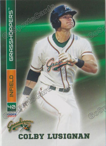 2017 Greensboro Grasshoppers Colby Lusignan