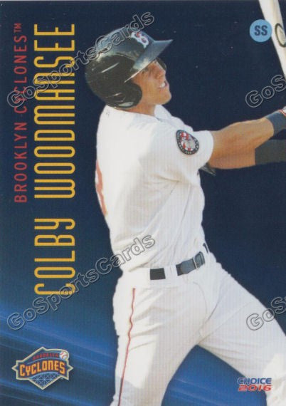 2016 Brooklyn Cyclones Colby Woodmansee