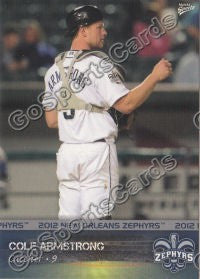 2012 New Orleans Zephyrs Cole Armstrong