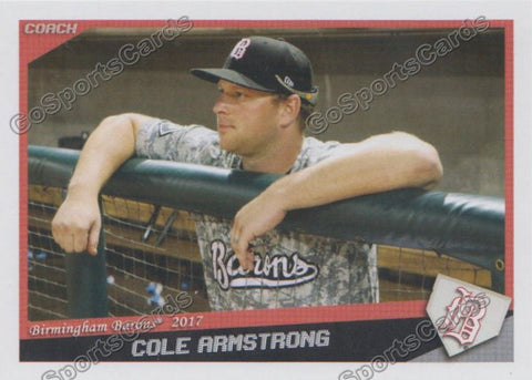 2017 Birmingham Barons Cole Armstrong