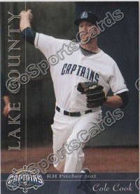 2012 Lake County Captains Cole Cook