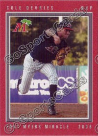 2008 Fort Myers Miracle Cole DeVries