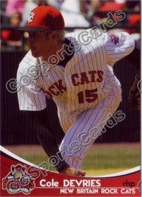 2009 New Britain Rock Cats Cole DeVries