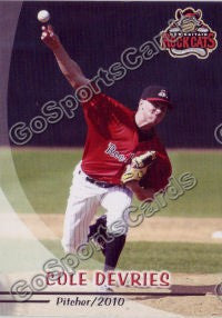 2010 New Britain Rock Cats Cole DeVries