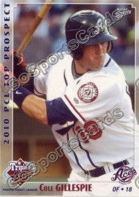 2010 Pacific Coast League Top Prospects Cole Gillespie