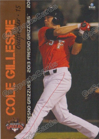 2013 Fresno Grizzlies Cole Gillespie