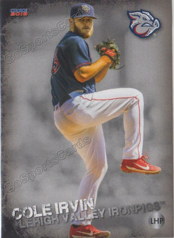 2018 Lehigh Valley IronPigs Cole Irvin