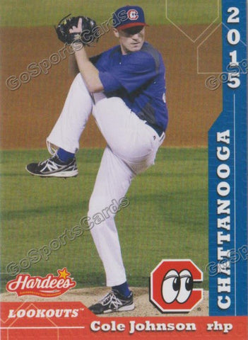 2015 Chattanooga Lookouts Cole Johnson