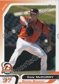 2012 Bowie Baysox Cole McCurry