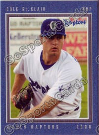 2008 Ogden Raptors Cole St Clair