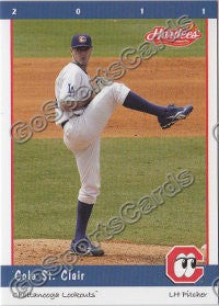 2011 Chattanooga Lookouts Cole St Clair