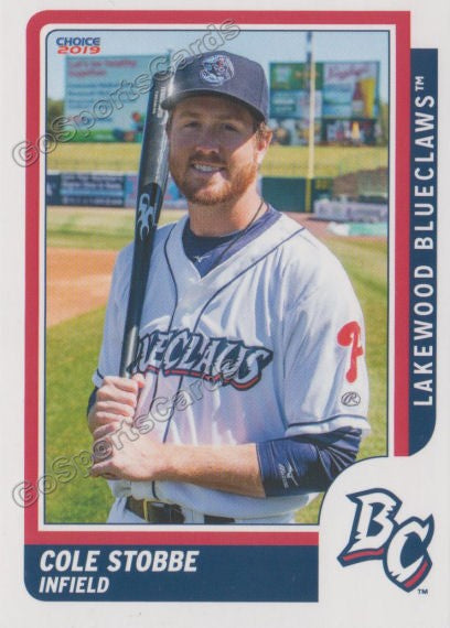 2019 Lakewood BlueClaws Cole Stobbe