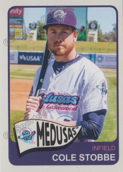 2019 Medusas de Lakewood BlueClaws Cole Stobbe