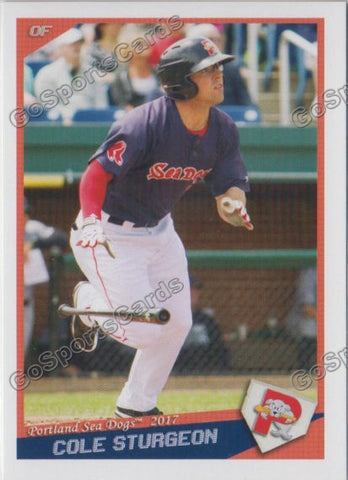 2017 Portland Sea Dogs Cole Sturgeon