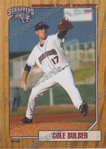 2013 Mahoning Valley Scrappers Cole Sulser
