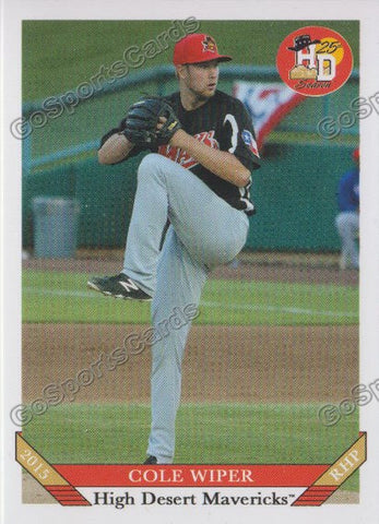 2015 High Desert Mavericks Cole Wiper