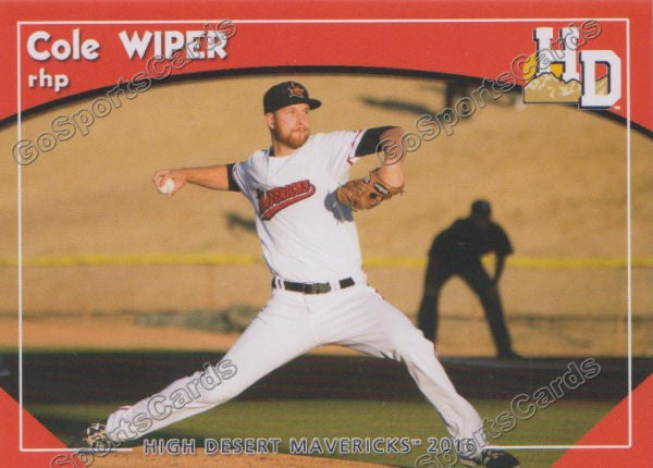 2016 High Desert Mavericks Cole Wiper