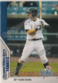 2012 Scranton Wilkes Barre Yankees Empire State Colin Curtis