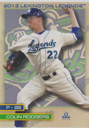 2013 Lexington Legends Colin Rodgers