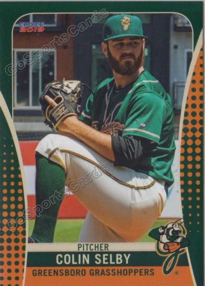 2019 Greensboro Grasshoppers Colin Selby