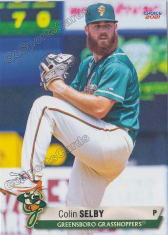 2021 Greensboro Grasshoppers Colin Selby