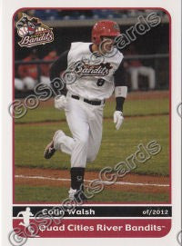 2012 Quad Cities River Bandits Colin Walsh