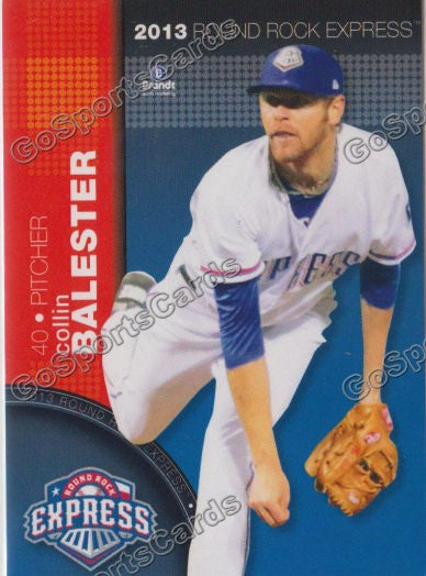 2013 Round Rock Express Collin Balester
