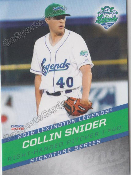 2018 Lexington Legends Collin Snider