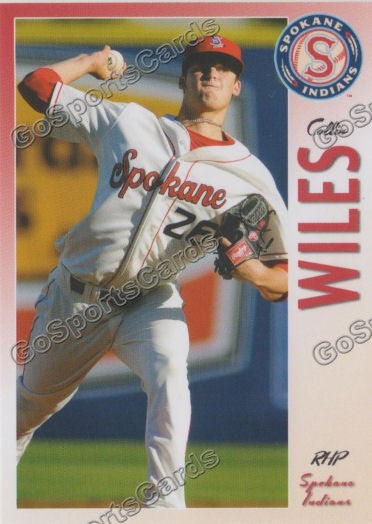2013 Spokane Indians Collin Wiles