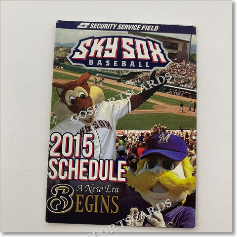 2015 Colorado Springs Sky Sox Pocket Schedule