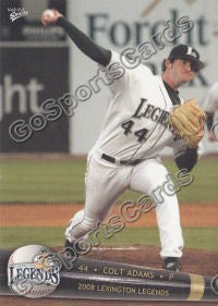 2008 Lexington Legends Colt Adams