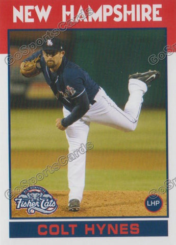 2016 New Hampshire Fisher Cats Colt Hynes