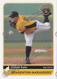 2012 Bradenton Marauders Colton Cain