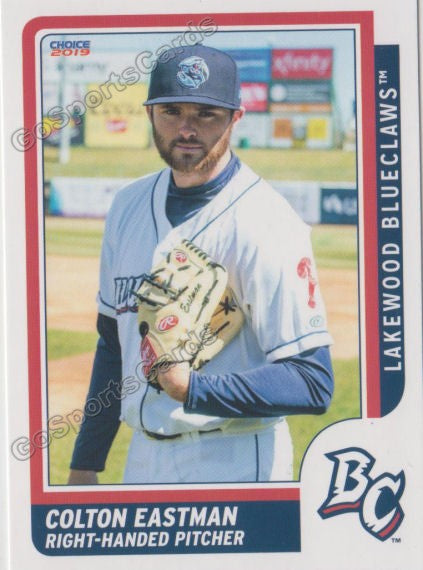 2019 Lakewood BlueClaws Colton Eastman