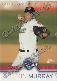 2012 Lakewood BlueClaws Colton Murray