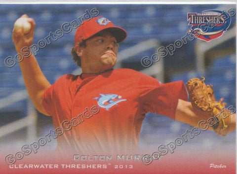 2013 Clearwater Threshers Colton Murray