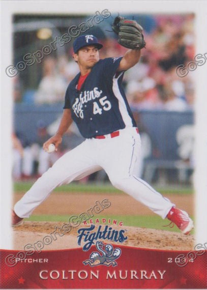 2014 Reading Fightin Phils Colton Murray