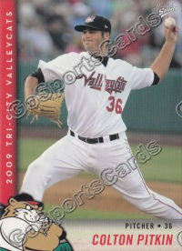 2009 Tri City ValleyCats Colton Pitkin