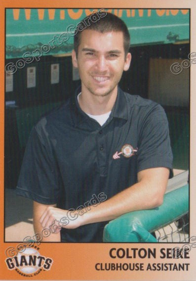 2014 San Jose Giants Colton Seike