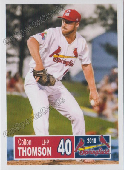 2018 Springfield Cardinals Colton Thomson