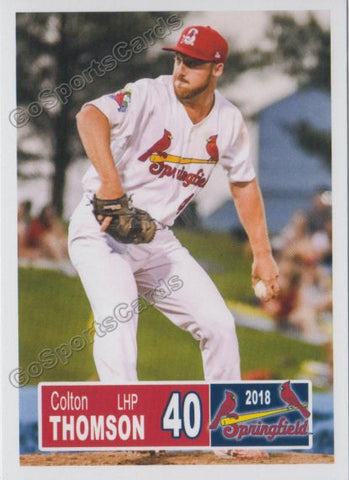 2018 Springfield Cardinals Colton Thomson