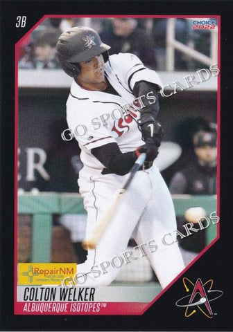 2022 Albuquerque Isotopes SGA Colton Welker