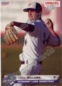 2007 Vermont Lake Monsters Colton Willems