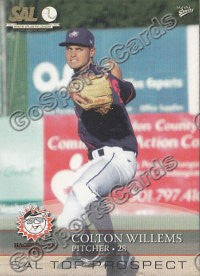 2008 South Atlantic League Top Prospects Colton Willems