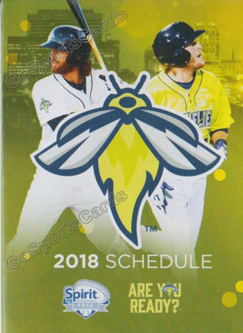 2018 Columbia Fireflies Pocket Schedule (Dash Winningham Gene Cone)