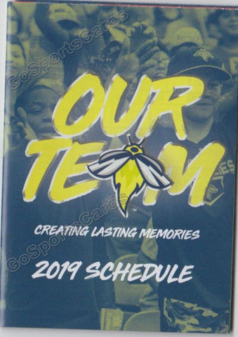 2019 Columbia Fireflies Pocket Schedule