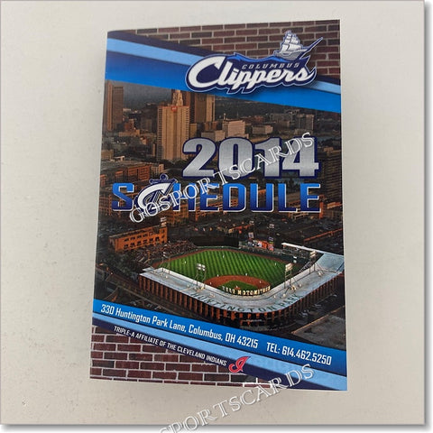 2014 Columbus Clippers Pocket Schedule