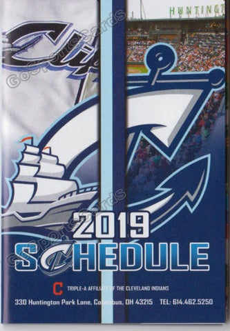 2019 Columbus Clippers Pocket Schedule