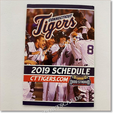 2019 Connecticut Tigers Pocket Schedule